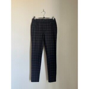 Sanctuary Anthropologie Beckton Plaid Leggings in Navy Multi Size XS